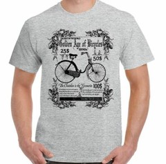 THE Golden Age Of Bicycles Mens Funny Cycling T-Shirt Bike Cycle MTB Road Racer