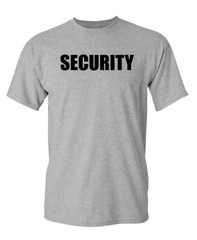 Security Printed Sarcastic Humor Graphic Super Soft Ring Spun Funny T Shirt