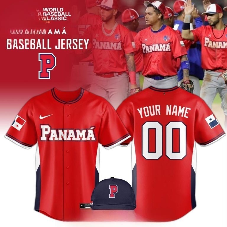 Panama World Baseball Classic 2026 Custom Red Jersey