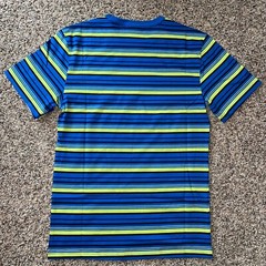 Champion Classic Tailored Stripe Short Sleeve T-Shirt Blue Green Black Men’s NWT