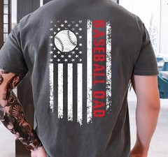 Comfort Colors Baseball Dad Shirt Gift for Dad Baseball Lover Dad Tee
