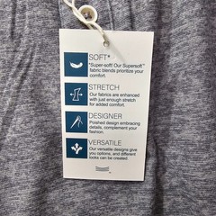 NWT ESSEX CROSSING long sleeve Henley “Super Soft” M