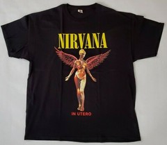 FREE SAME DAY SHIPPING New Classic NIRVANA IN UTERO Album Shirt MEDIUM