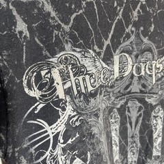 Three Days Grace All Over Print T Shirt Acid Washed Y2K Vintage Band Tee 1A