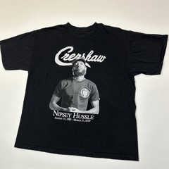 Nipsey Hussle Crenshaw Graphic T Shirt Black Hip Hop Rap Memorial Streetwear Tee