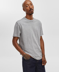 Mode of One Men’s Regular-Fit T-Shirt Mid Gray Heather-Small