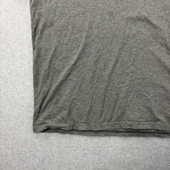 Oakley Shirt Mens Large Gray Henley Short Sleeve Logo Tee Casual Adult