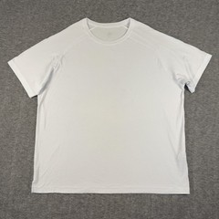Alo Shirt Mens 2XL White Tagless Tri Blend Jersey Crewneck Tee T-Shirt Soft