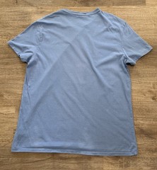 Ralph Lauren Polo Bear Tee Shirt Short Sleeve Sky Blue Beach Sandals Ball Men XL
