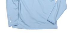 RLX Ralph Lauren Men’s Light Blue Solid 1/4 Zip Fleece Lined Pullover Shirt