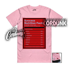 5 NY Arctic Pink Metallic Silver University Red T Shirt Match SUCC