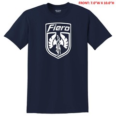 PONTIAC FIERO EMBLEM 7.0″W x 10.0″H UNISEX GILDAN T-SHIRT S-3X -12 COLOR OPTIONS