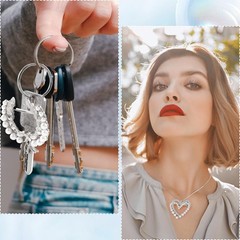 3PCS Pin to Pendant Converters, Brass Brooch Necklace Adapter, Metal Brooch P…