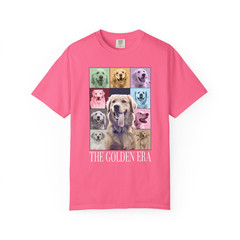 Golden Retriever Dog Shirt Comfort Colors®: Relaxed Fit, Soft Cotton – Unisex