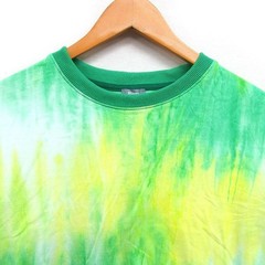 JOURNAL STANDARD relume Tie Dye Pattern Crew Neck Cut and Sew TShirt Wide