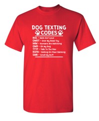 Doggy Messaging Encryptions Sarcastic Humor Super Soft Ring Spun Funny T Shirt