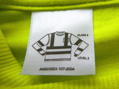 NWOT BERNE Safety Shirt Class 3 Level 2 Neon Yellow Reflective Stripe 2X