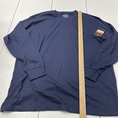 Galaxy Navy Blue Basic Long Sleeve T-Shirt Men’s Size X-Large