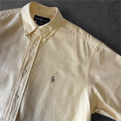 Ralph Lauren BLAKE Polo Shirt Multi-Color Pony Vintage Used For 14Y+ Japan
