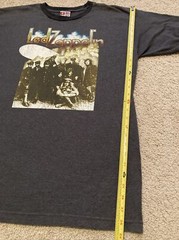 Led Zeppelin 2004 Myth Gem License Rock Band Graphic Black Men’s T Shirt Size L