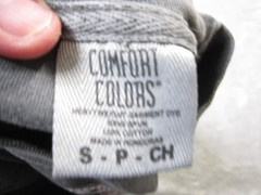 Comfort Colors Shirt Mens Small Gray Watch Your Back Skull Graphic Tee Horror