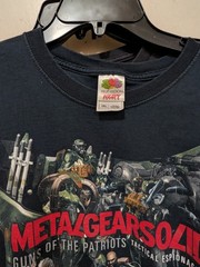 Metal Gear Solid 4 & MG Rising Vintage T-shirts (2XL & XL)