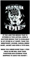 HANGING WITH MY BUDS MARIJUANA SMOKING FATTIE POT JOINT STONED HIGH TANK TOP A44