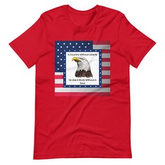 Patriot Day Unisex Staple T-Shirt – Bella + Canvas 3001 America USA Eagle