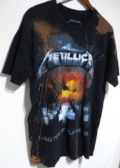 Metallica MASTER OF PUPPETS Bleach Wash t-shirt LARGE 2015 Bravado