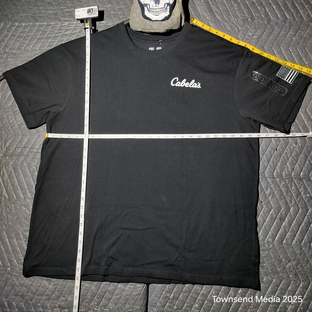America by Birth – 1776 Patriot by Choice Cabela’s Black T-Shirt