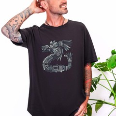 Quetzalcoatl Feathered Serpent T-Shirt | Aztec Mayan Mythology Tee Shirt