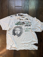 Vintage 99 Lauryn Hill The Miseducation Tour Distressed Thrashed Tee