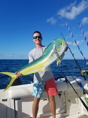 Guy Harvey Men’s Hustle Fishing Boat Fish Performance T-shirt. Pick Size..White