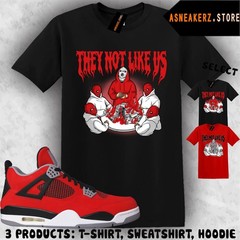 Tee Shirt Matching AJ 4 Toro Bravo 2026 Match Sneaker They Not Like Us T-Shirt