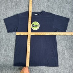 Pothead Rocket Logo Graphic T-Shirt Navy Blue