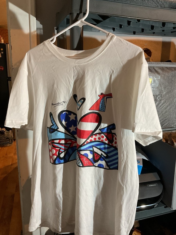 Carnival Cruise Tshirt By Britto NWT Size XL White