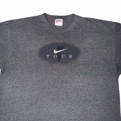Rare Vintage Nike Tour T Shirt 90s Gray Men’s Size XL Made In USA White Tag Nike