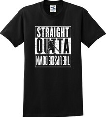 Straight Outta The Upside Down Demogorgon Distressed Unisex T-Shirt (S-5X)