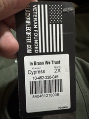 Black Rifle Coffee Company In Brass We Trust T Shirt 2XL New