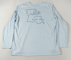 Sportsman Louisiana Shirt Mens XL Blue Graphic Hunting Fishing Outdoor