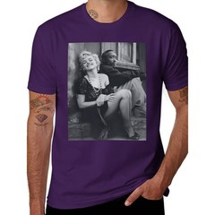 Marilyn Monroe and 2Pac Cotton Unisex Tshirt Streetwear