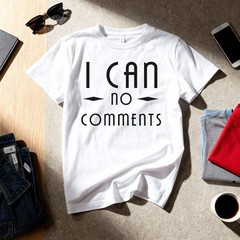 I Can No Comments Unisex Graphic Tee With Christian Message In Bold Clean Typefa