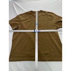 NWT Goodthreads Short Sleeve T-Shirt Crew Neck Pullover Brown Mens Size XXL