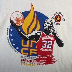 Vintage Cross Colors Shirt Mens Small White 90s Black Culture USA Magic Johnson