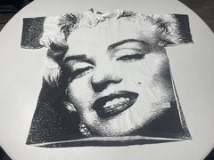 Vintage 90’s Marilyn Monroe Big Face Front And Back All Over Print AOP Size XL