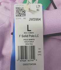 NEW MENS ADIDAS ORIGINALS TREFOIL POLO SHIRT ~SIZE LARGE #JW3964 LILAC PINK
