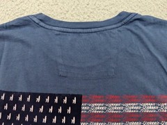 Johnnie-O T-Shirt Mens Small Blue SS Surfing 🏄 Patriotic Flag Crew Neck