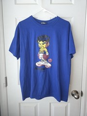 Vintage Manny Pacquiao “Living Legend” Caricature T-Shirt Mens Large Blue Boxing