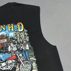 Harley Davidson 09′ Sleeveless Louisiana Work Sucks-Lets Ride Men’s XL Blk -5743