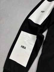 Hood By Air HBA Archive Vinyl Panel Long Sleeve Shirt Black L